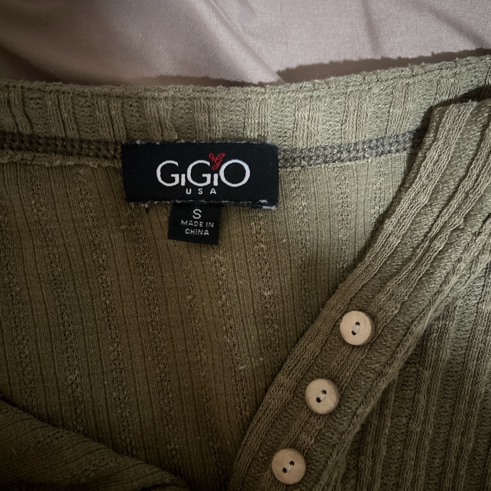 Olive Green Women's Blouse